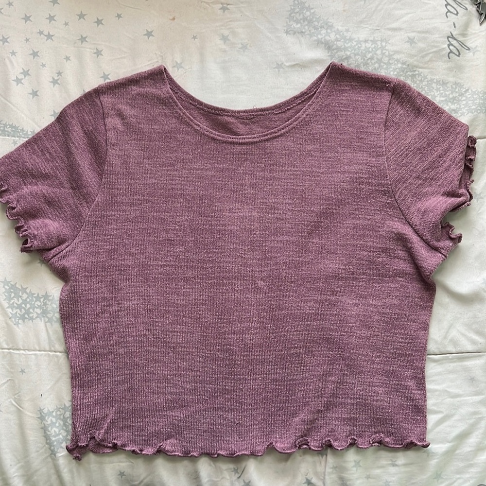 Vintage Purple Crop Top